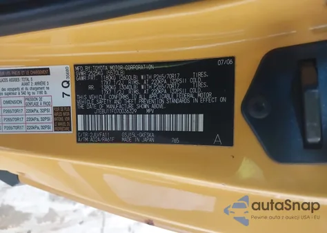 2007 Toyota Fj Cruiser из США, поврежденный, VIN JTEBU11F070036329